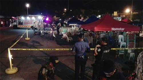 Explosión de una bomba durante un combate de boxeo en Filipinas Explosión de una bomba durante un combate de boxeo en Filipinas